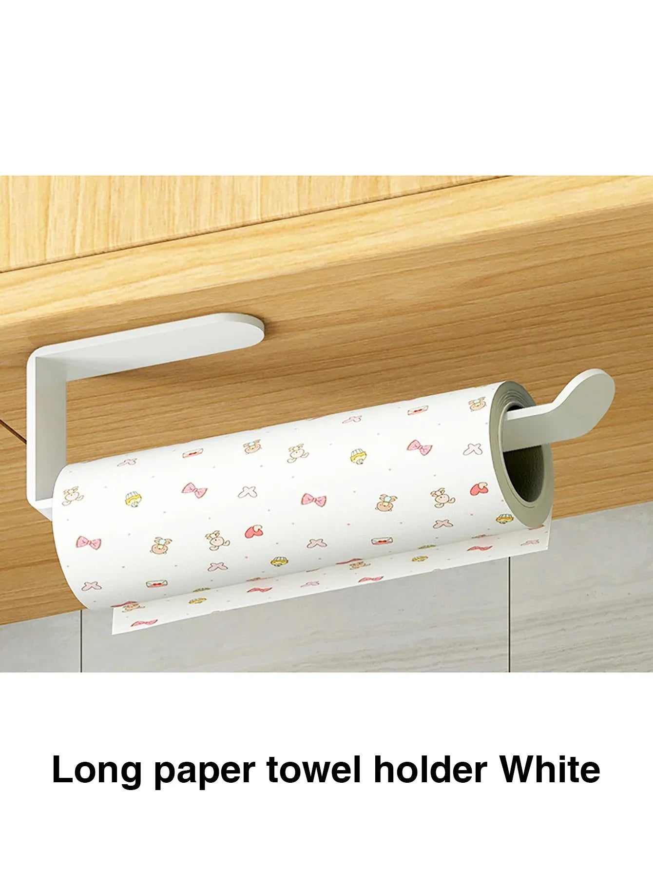 StickHold™ Adhesive Under-Cabinet Paper & Kitchen Roll Holder