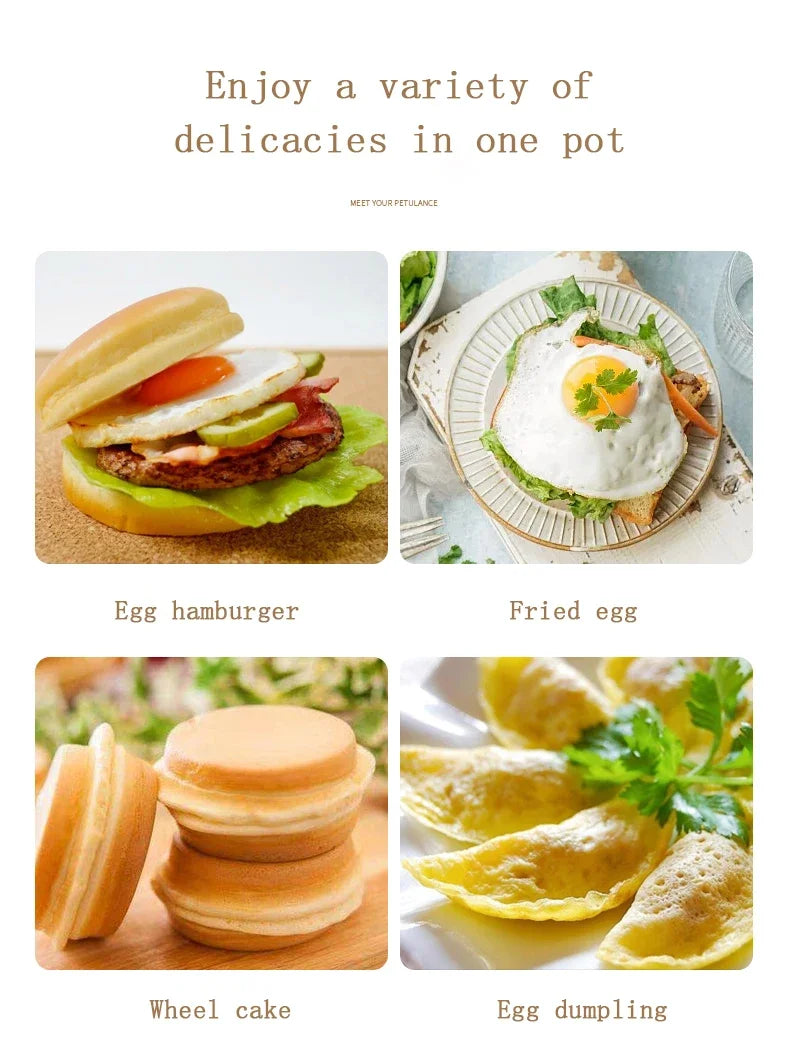 4 Hole Aluminium Alloy Frying Pan