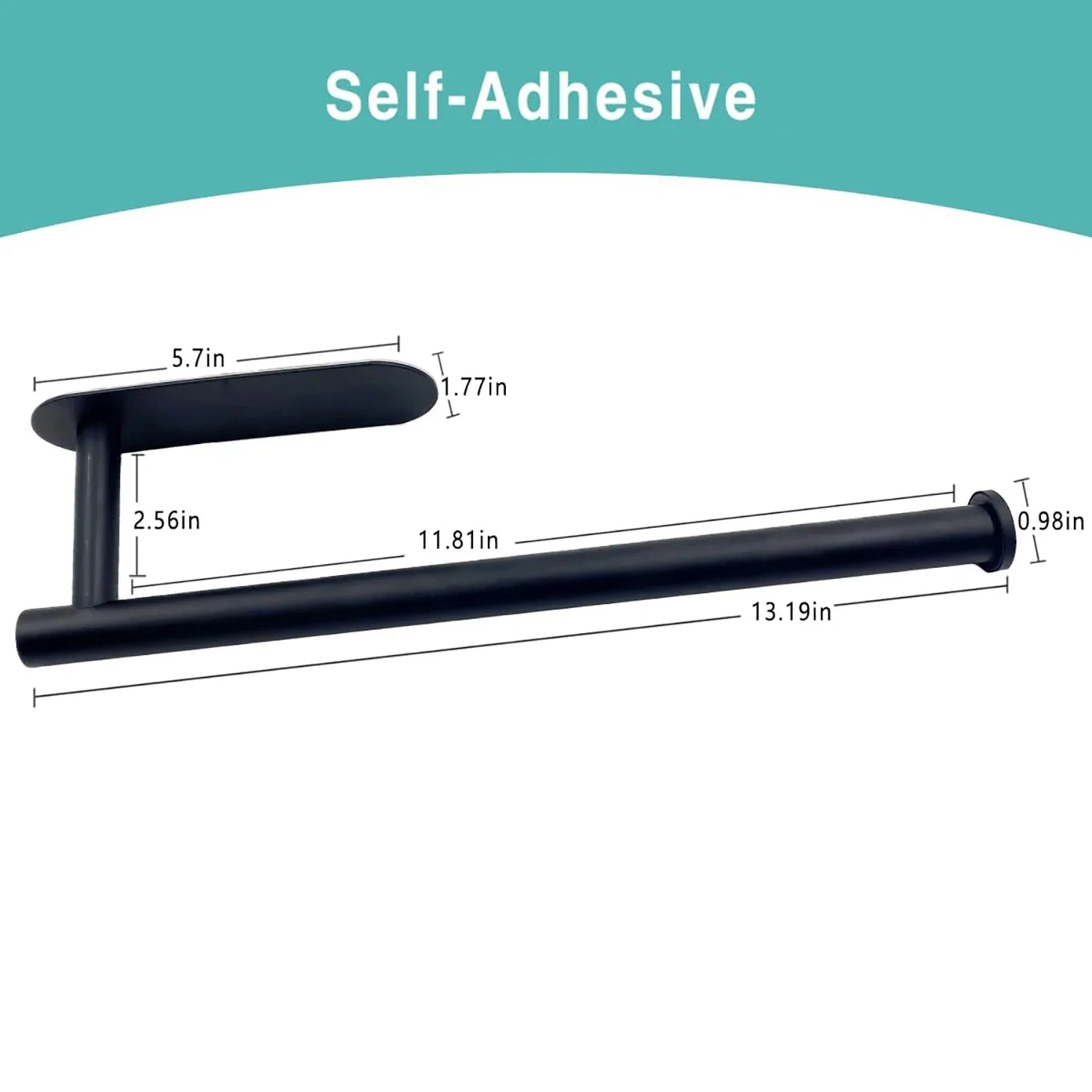 StickHold™ Adhesive Under-Cabinet Paper & Kitchen Roll Holder