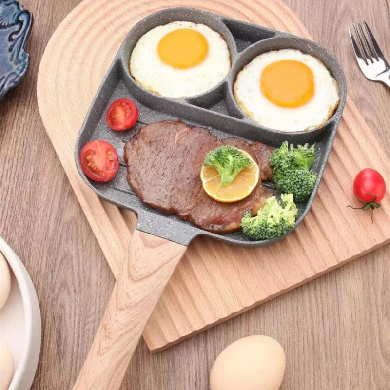 4 Hole Aluminium Alloy Frying Pan